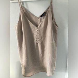 Dynamite tank top - beige- with small buttons. Size Small.